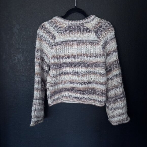 Universal Thread Women's Crewneck Pullover Sweater Brown (Size XS) - Picture 5 of 7